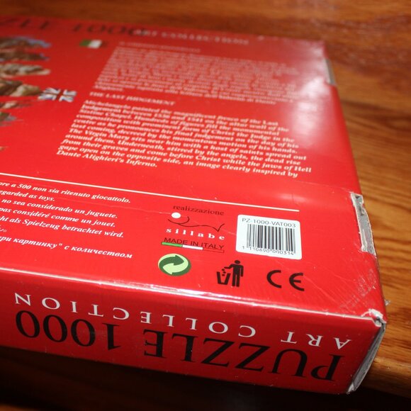 3/$77❤️Michelangelo The Last Judgement puzzle Edizione Musei Vaticani Italy made - Picture 4 of 6